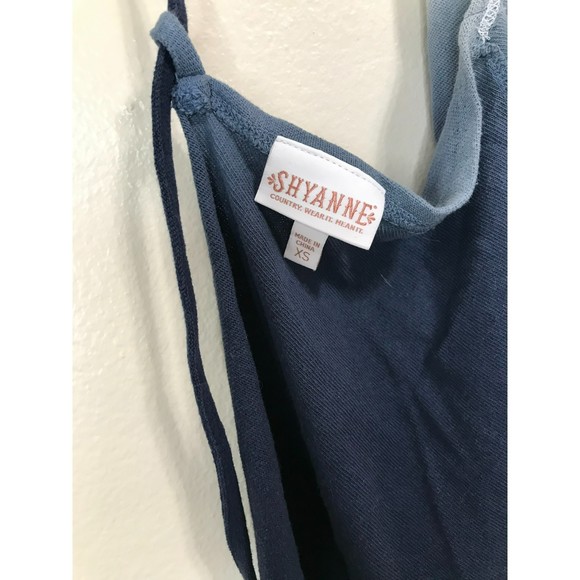 Shyanne Open Back Green Ombre Halter Top, Size XS - Picture 3 of 4